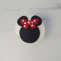 Cupcake μινι με κόκκινο φιόγκο