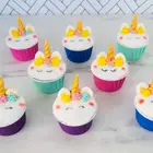 Cupcakes βάπτισης μονόκερος