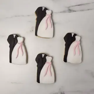 Μπισκότα γάμου νύφη και γαμπρός