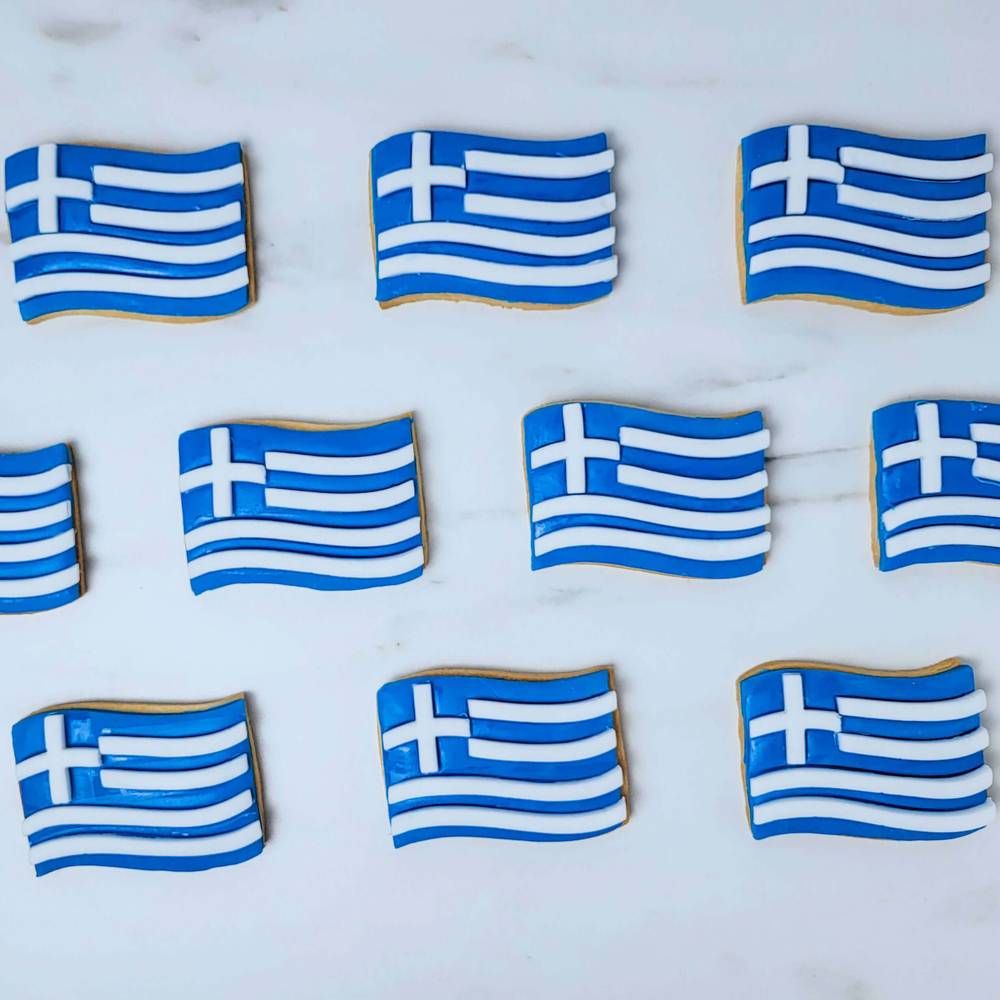 Μπισκότα σημαία Ελλάδας