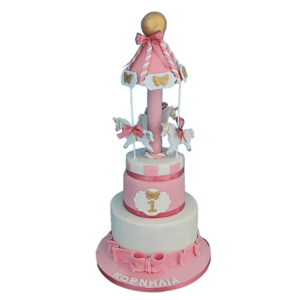 Τούρτα Ζαχαρόπαστας Καρουζέλ