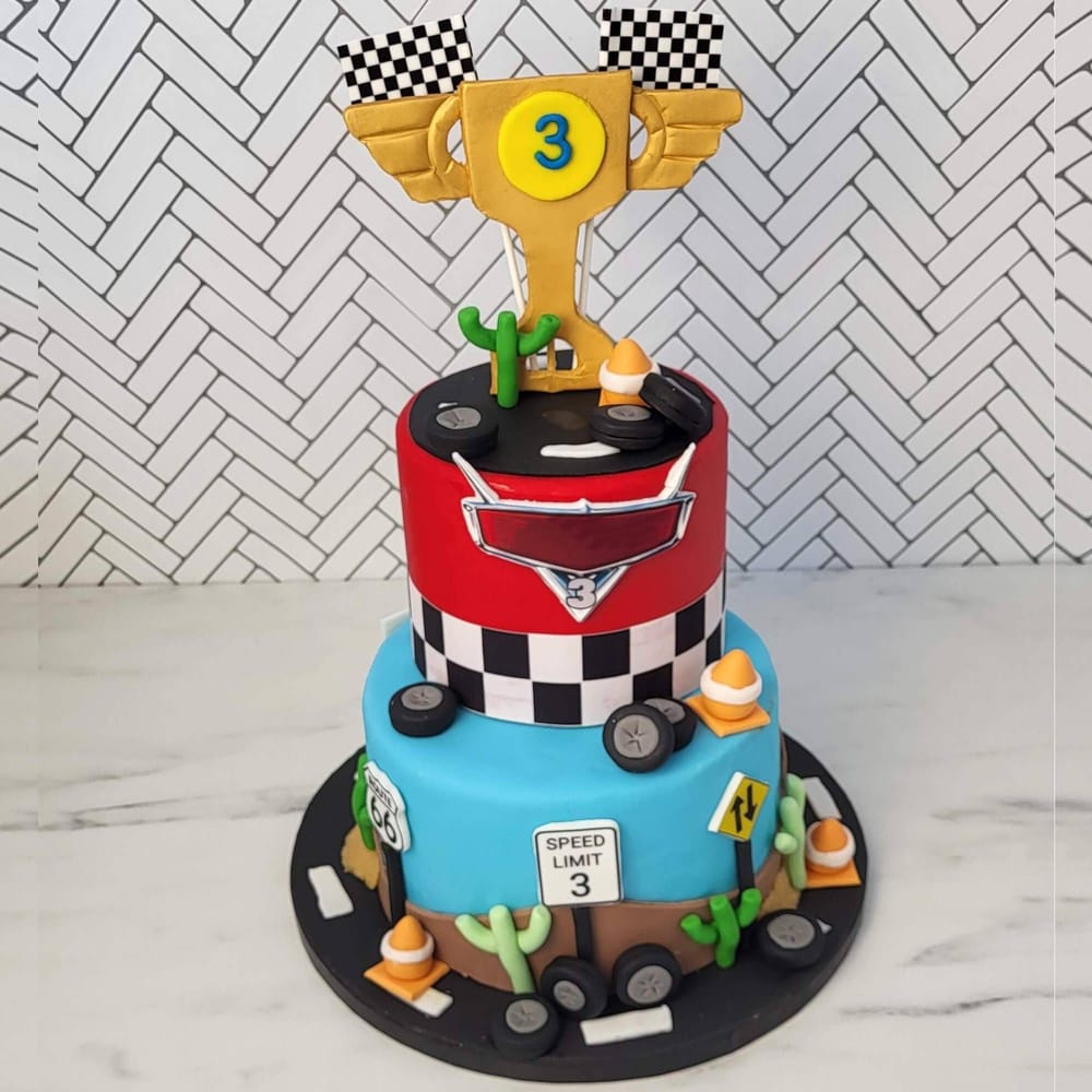 Τούρτα Cars McQueen Διόροφη