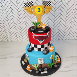 Τούρτα Cars McQueen Διόροφη