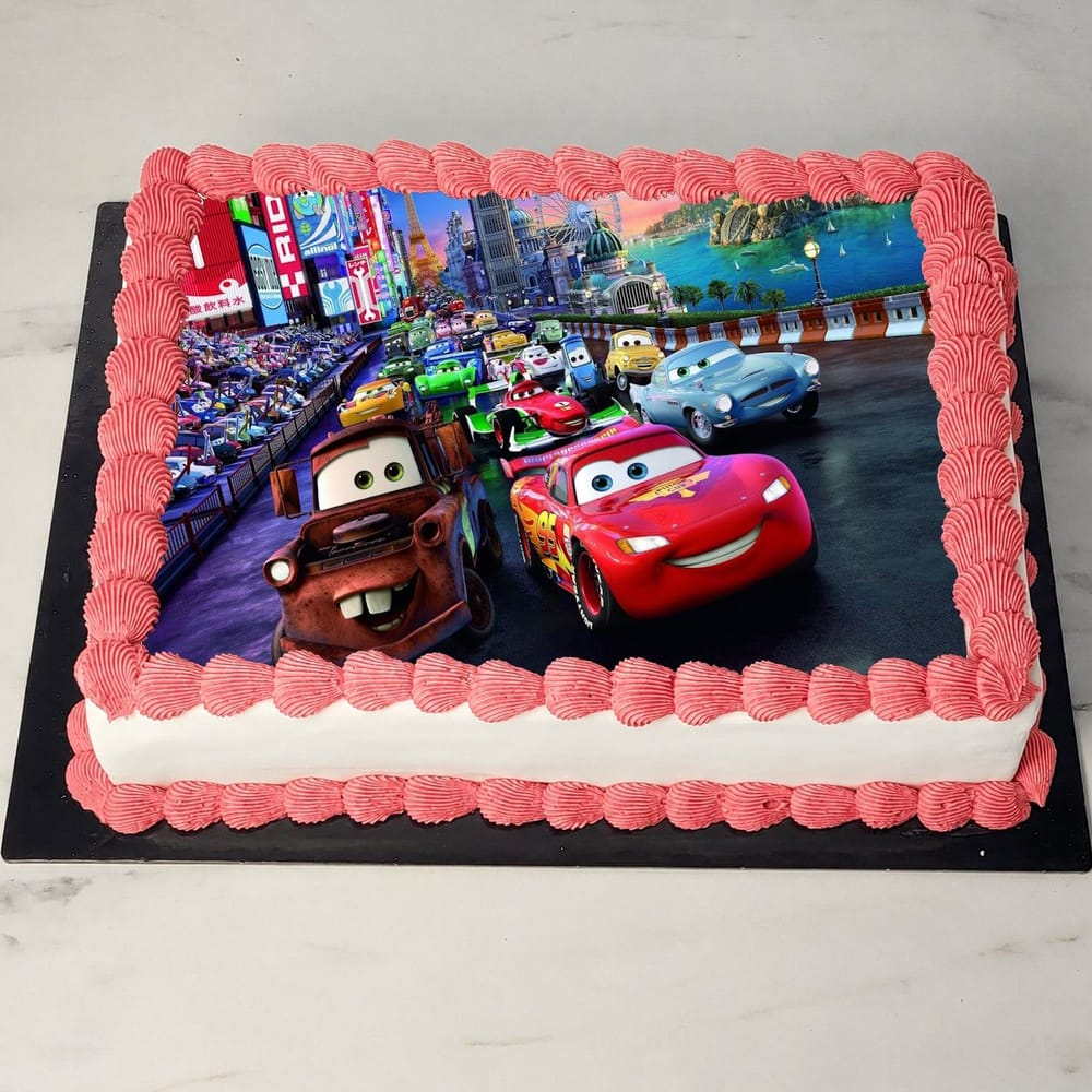 Τούρτα Cars McQueen αγώνας