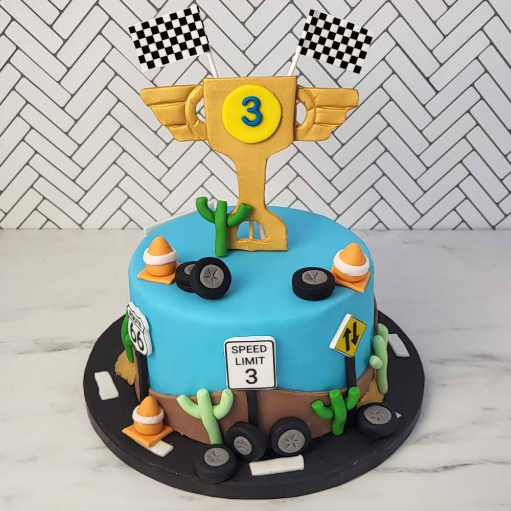 Τούρτα Cars McQueen Route 66