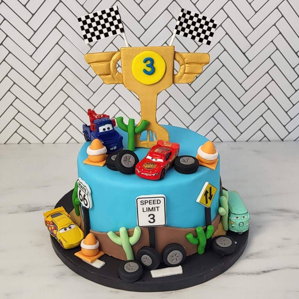 Τούρτα Cars McQueen Route 66