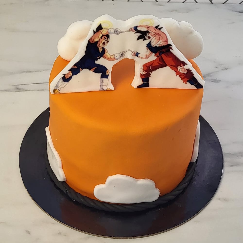 Τούρτα Dragonball Son Goku και Vegetta Fusion Dance!