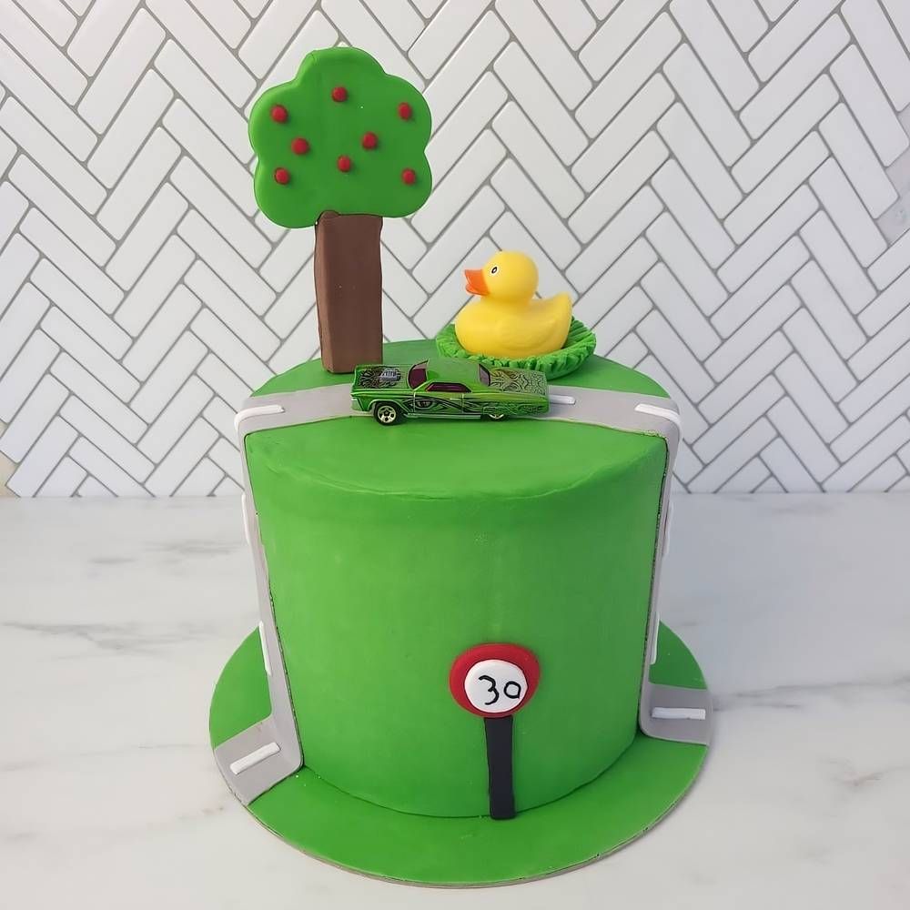 Τούρτα Δρόμος με Αυτοκίνητο