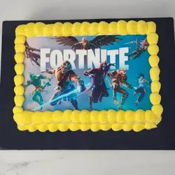 Τούρτα Fortnite με στάμπα