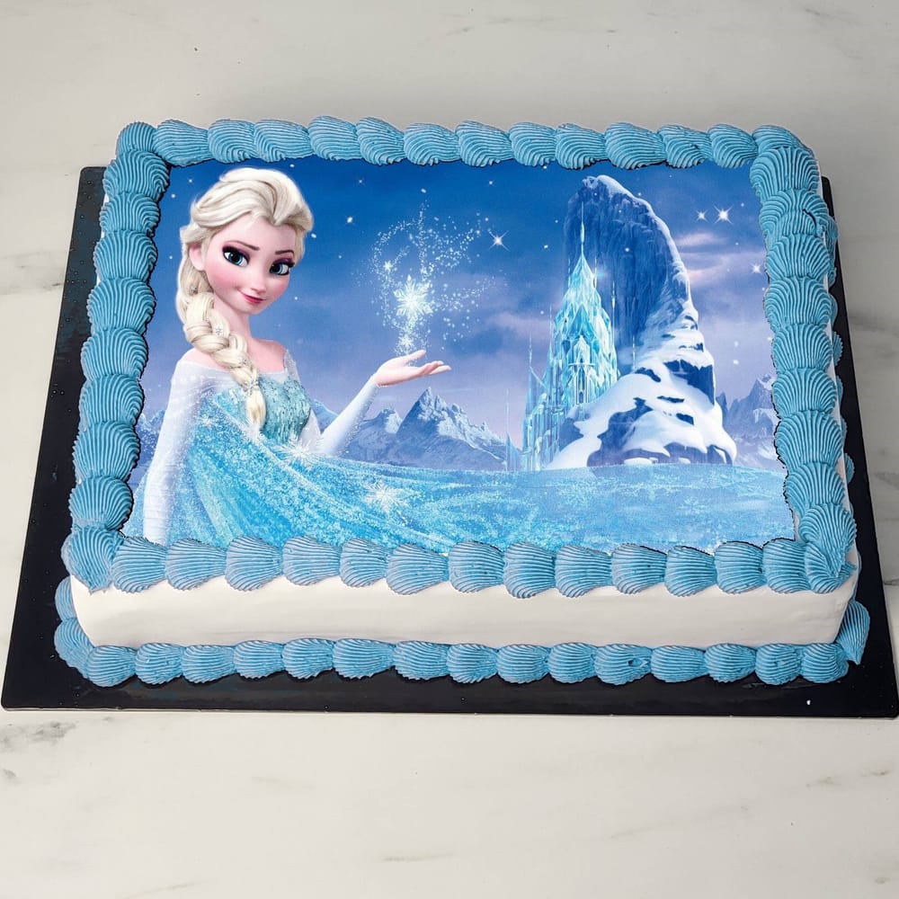 Τούρτα Frozen Έλσα παλάτι πάγου