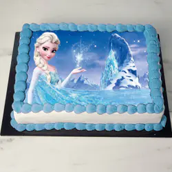 Τούρτα Frozen Έλσα παλάτι πάγου