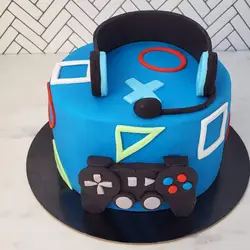 Τούρτα Gaming Ζαχαρόπαστα 3D