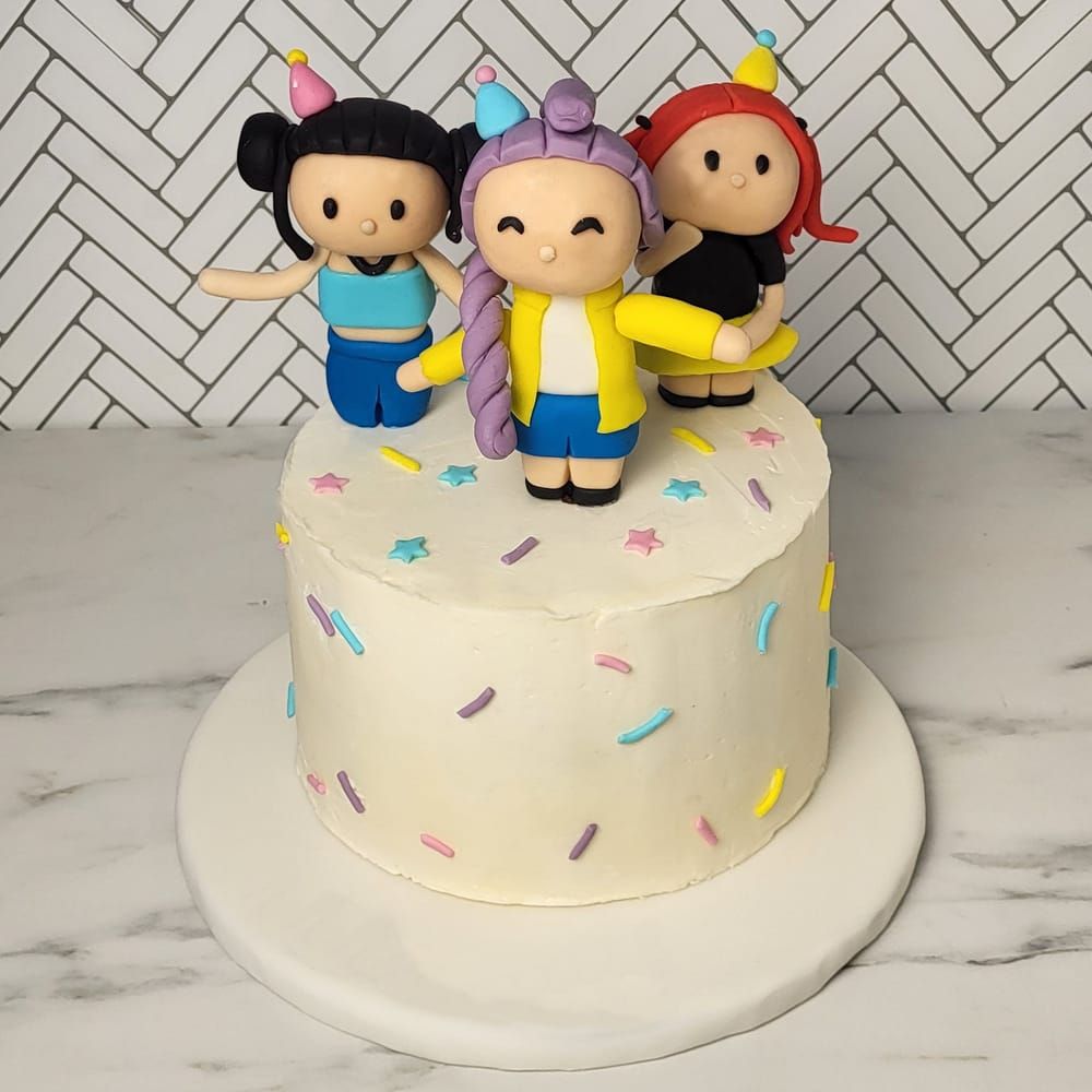 Τούρτα K-Pop Demon Hunters Rumi Zoey Mira