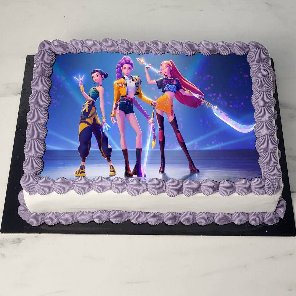 Τούρτα K-pop Demon Hunters