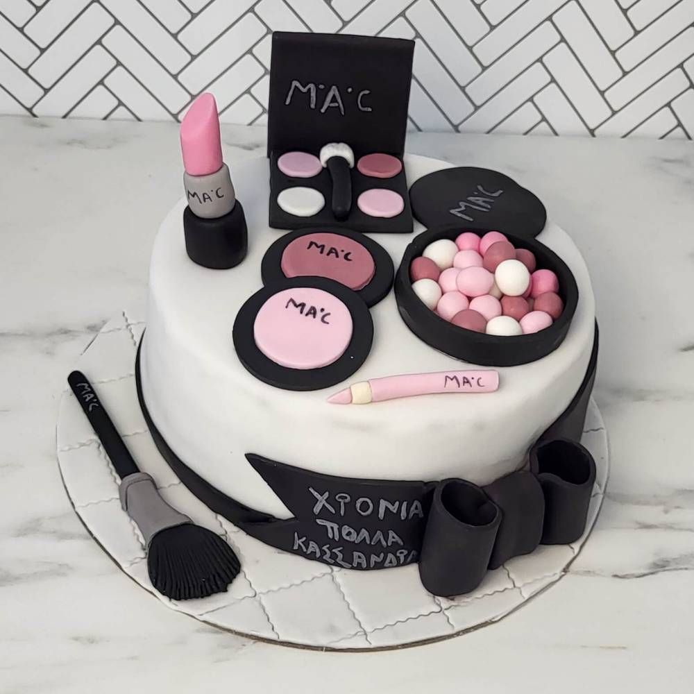 Τούρτα Mac καλλυντικά