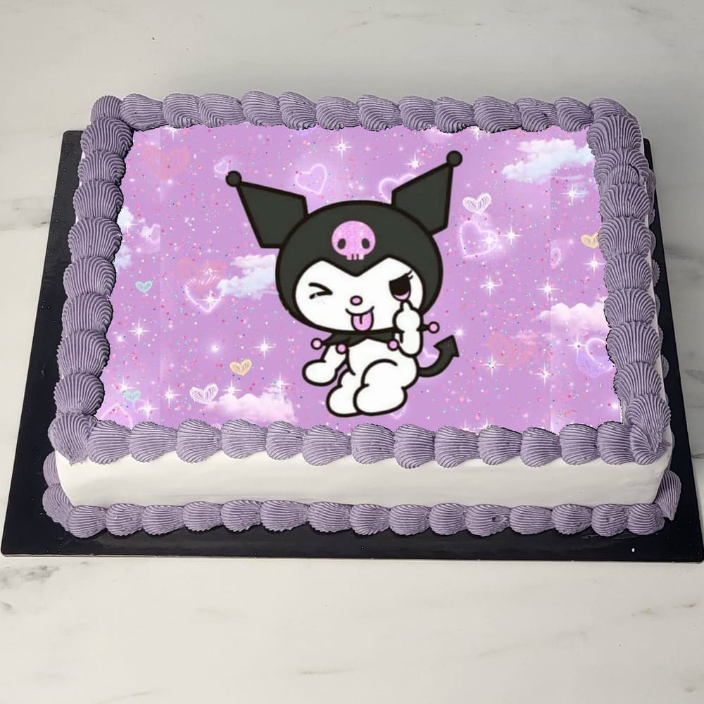Τούρτα Kuromi στάμπα k1