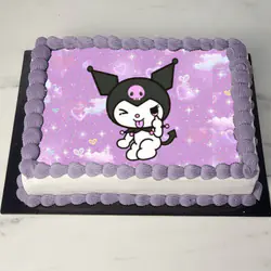 Τούρτα Kuromi στάμπα k1