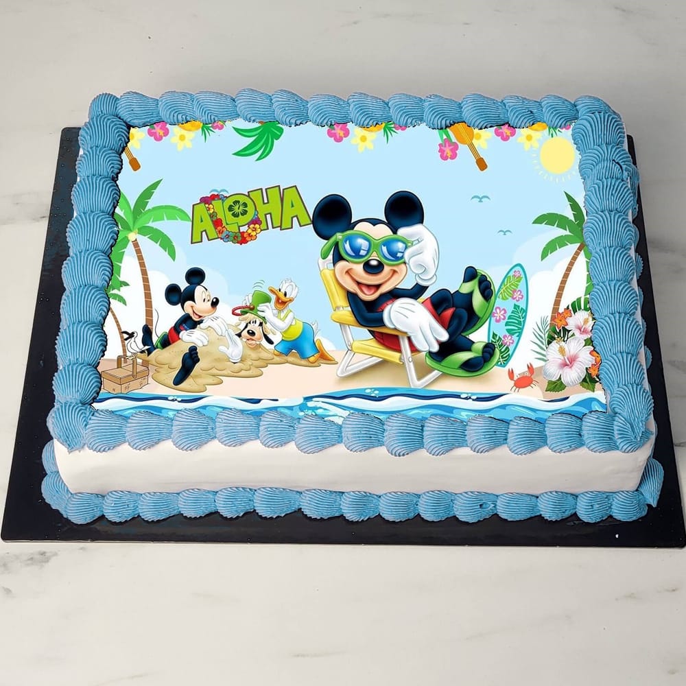 Τούρτα Mickey aloha παραλία