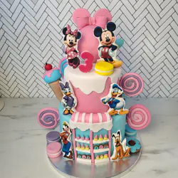 Τούρτα Minnie Mickey γλυκά