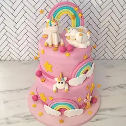 Τούρτα Μονόκεροι Ουράνια Τόξα