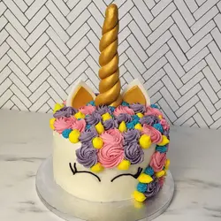 Τούρτα Μονόκερος κοτσίδα