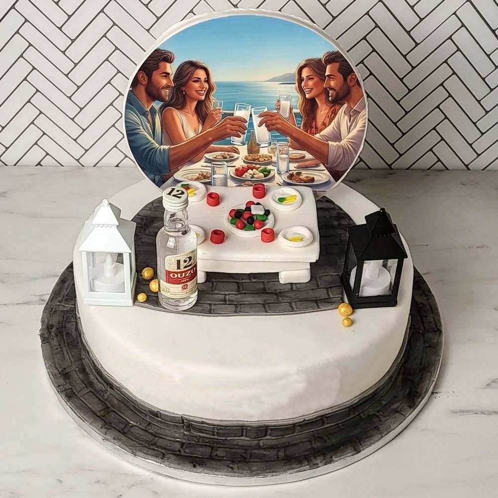 Τούρτα Ουζάκι και Καλή Παρέα
