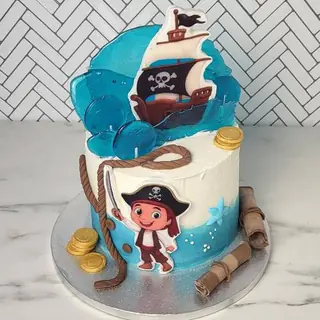 Τούρτα Πειρατής & Καράβι