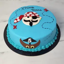 Τούρτα Πειρατής με Καράβι