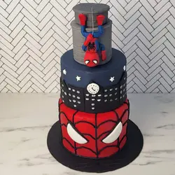 Τούρτα Spider-Man Μάσκα και Φιγούρα