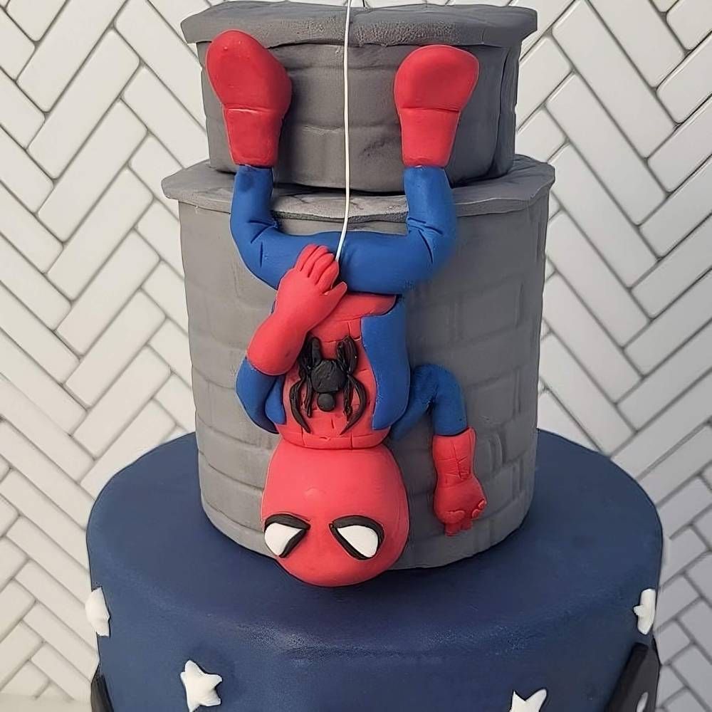 Τούρτα Spider-Man Μάσκα και Φιγούρα