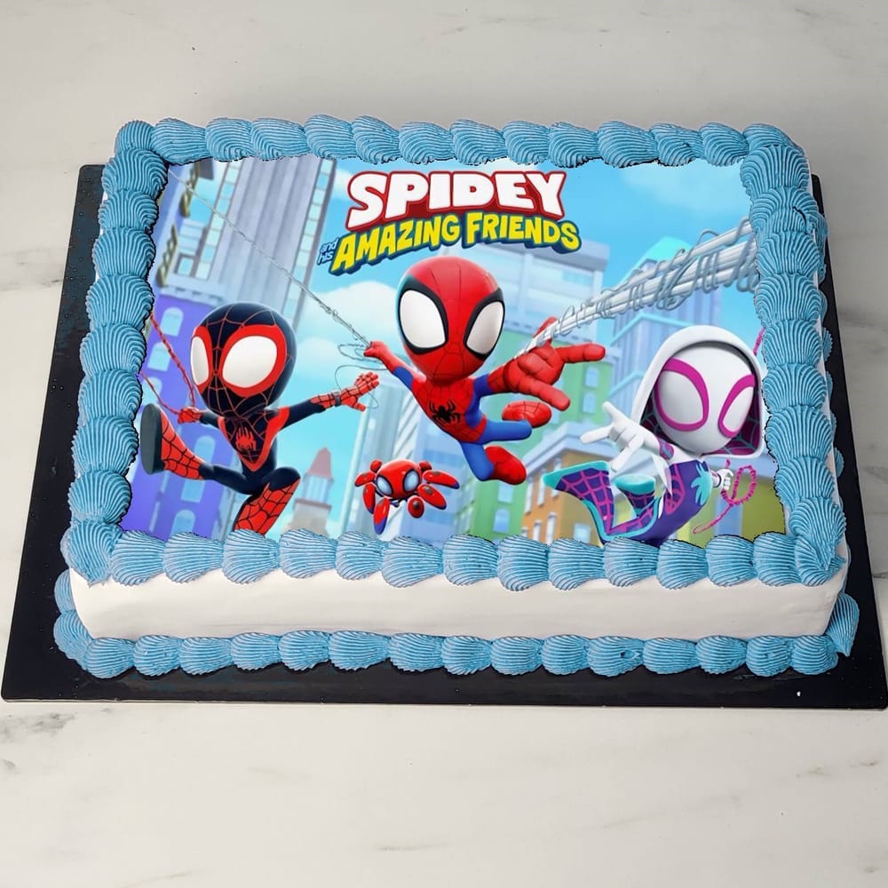 Τούρτα Spidey με την Ghosty και τον Spin