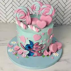 Τούρτα Stitch & Angel