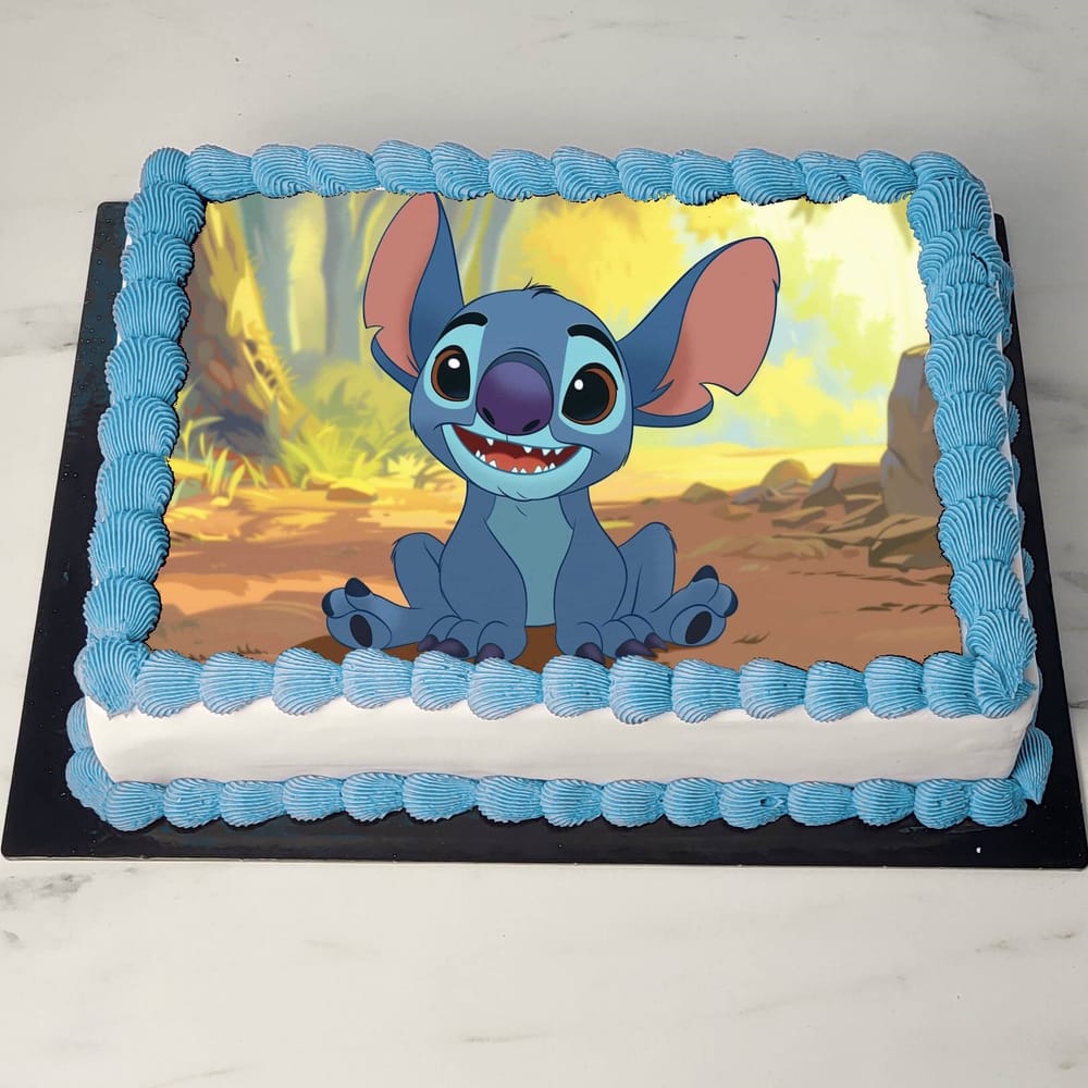 Τούρτα Stitch στη ζούγκλα