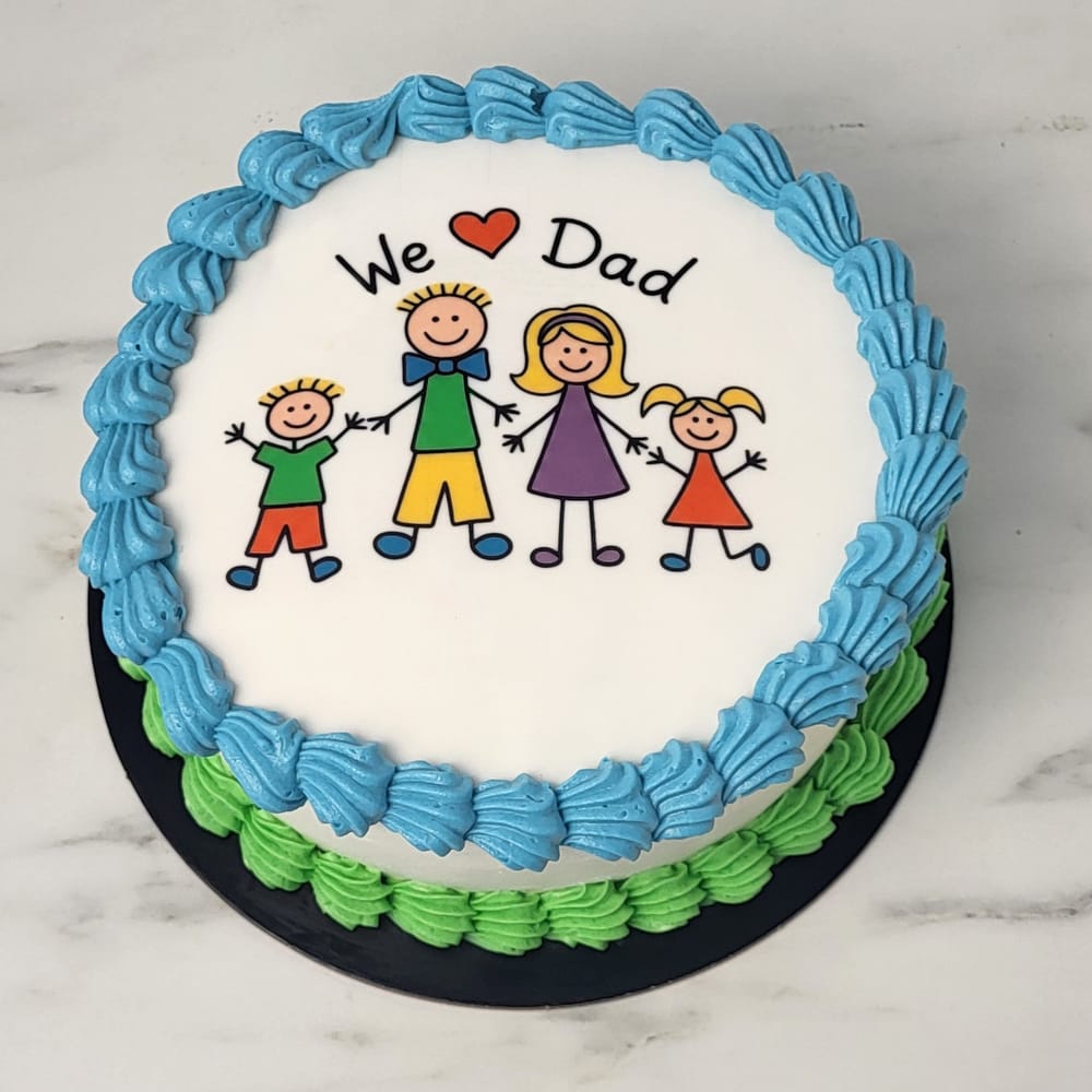 Τούρτα Μπαμπάς και οικογένεια