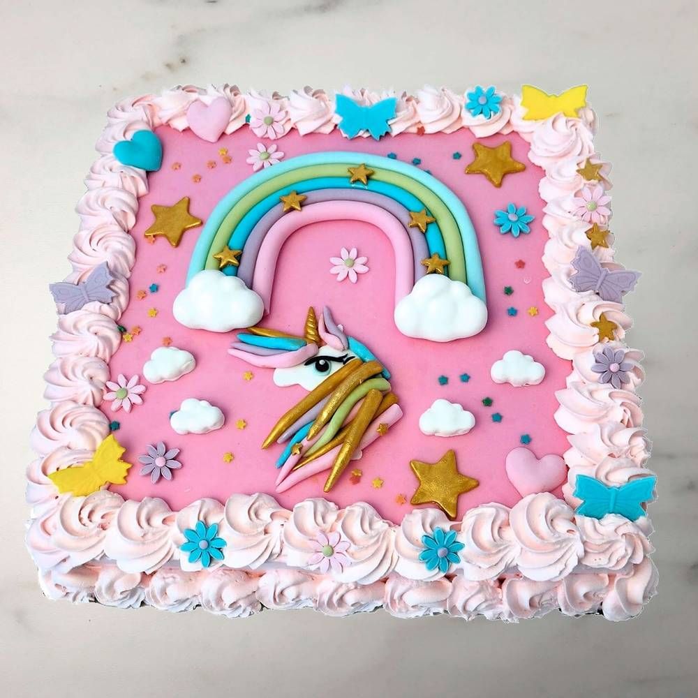 Τούρτα Unicorn Ουράνιο Τόξο