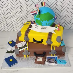 Τούρτα Βαλίτσες Ταξίδια