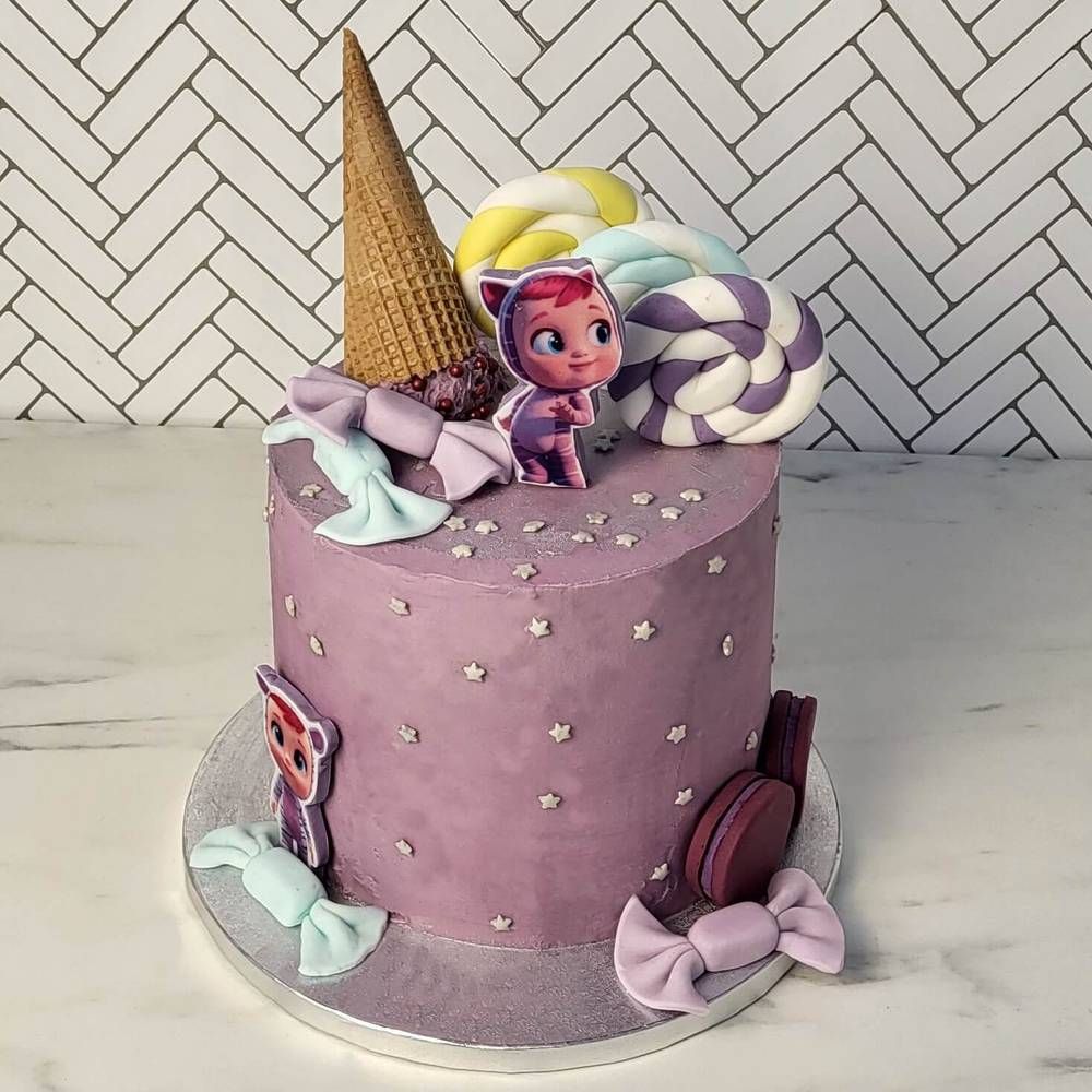 Τούρτα Cry Babies καραμέλες και παγωτό