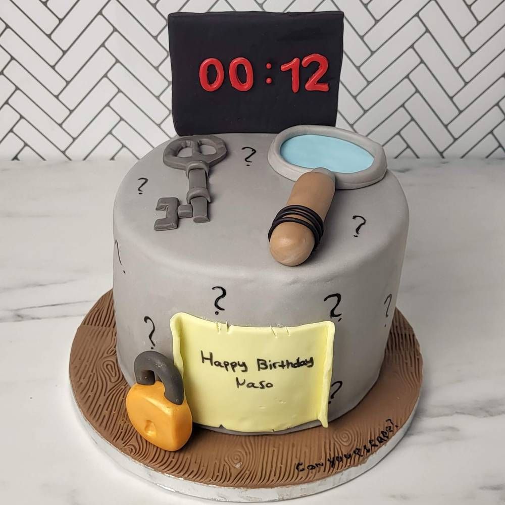 Τούρτα Escape Room με Χρονομέτρο