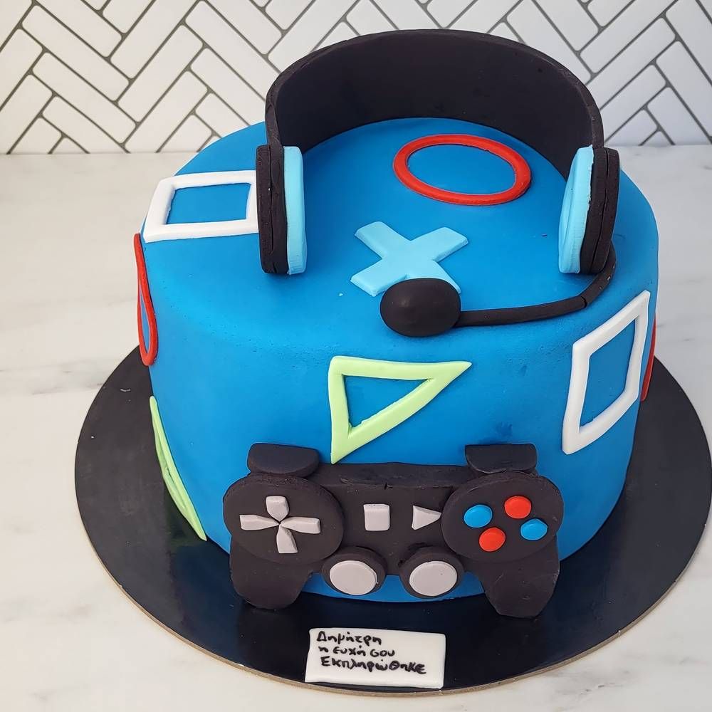 Τούρτα Gaming Ζαχαρόπαστα 3D