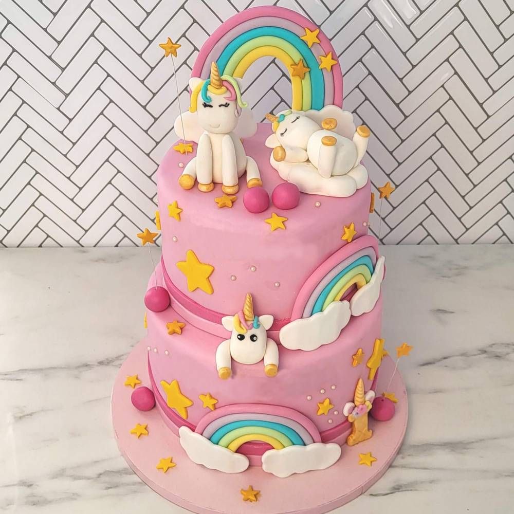 Τούρτα Μονόκεροι Ουράνια Τόξα