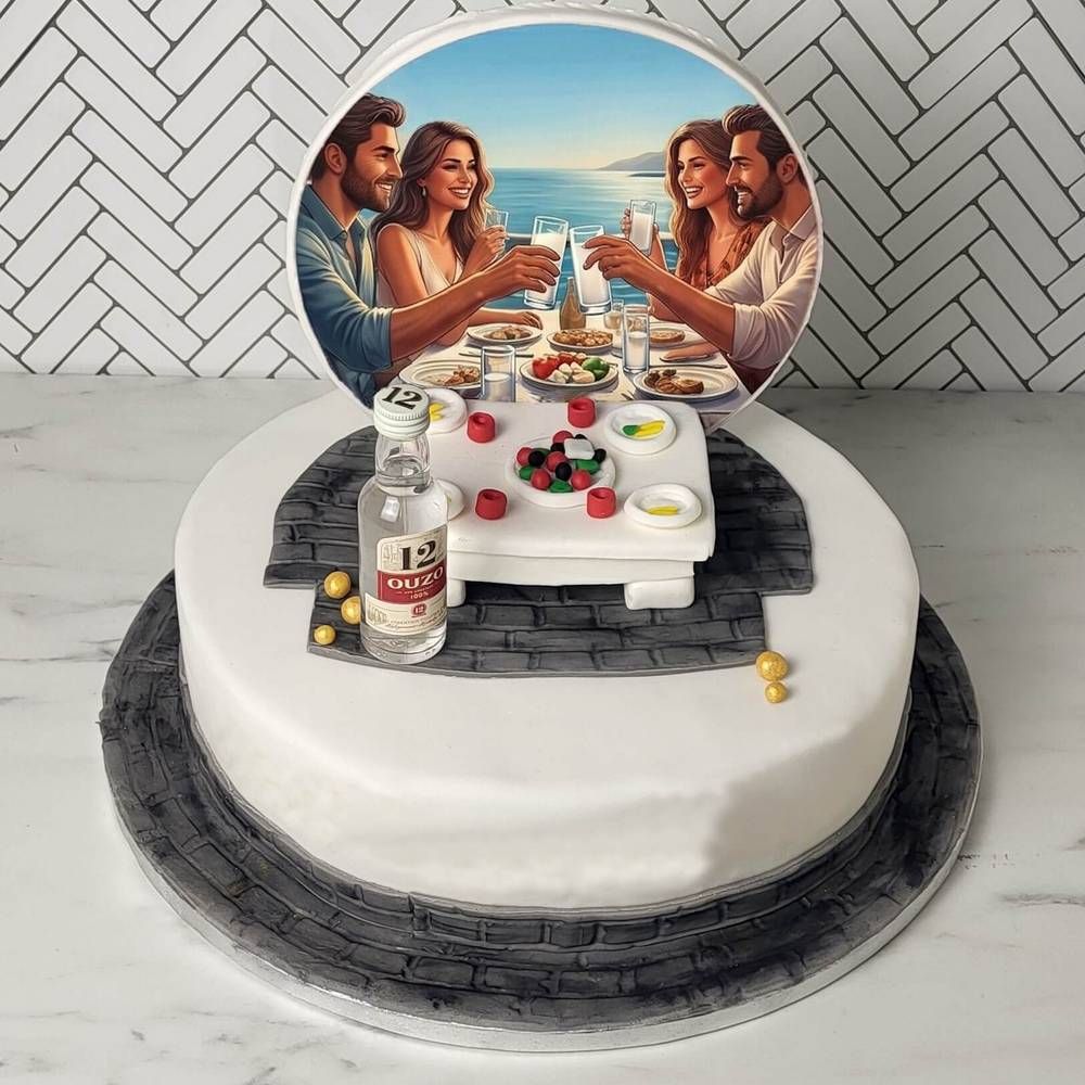 Τούρτα Ουζάκι και Καλή Παρέα